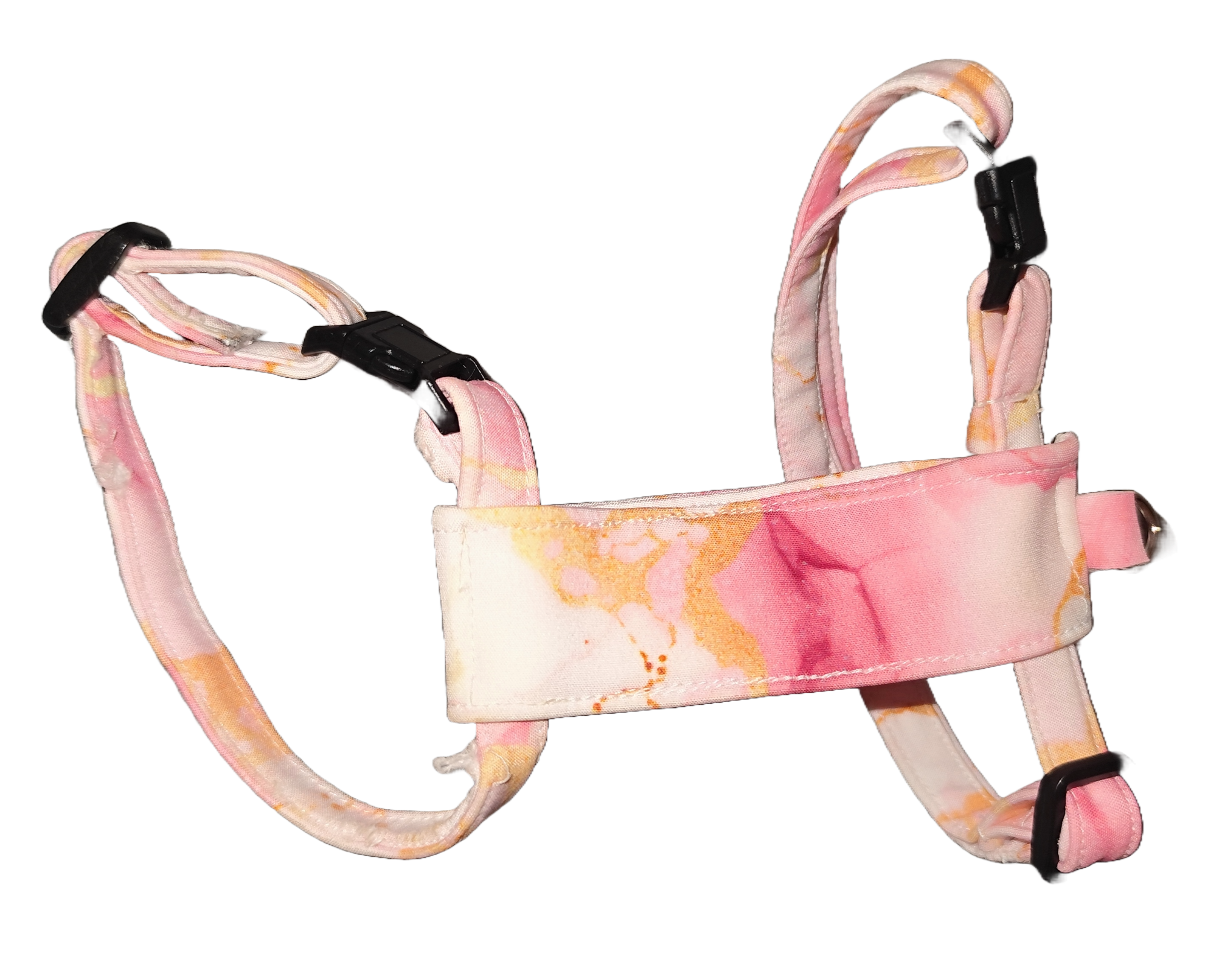 Postroj pro králíky Wide - Pink Marble