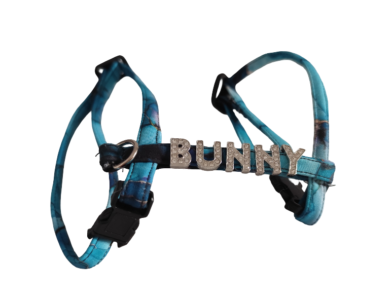 Postroj se jménem pro králíky - Turquoise