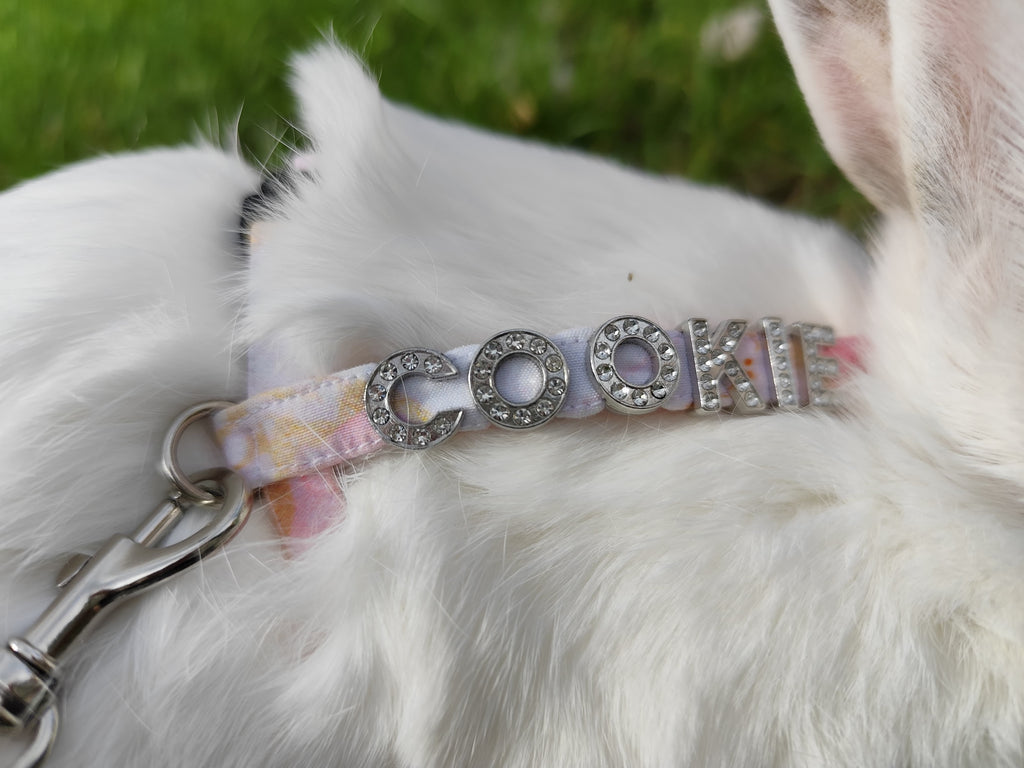 Postroj se jménem pro králíky - Pink Marble